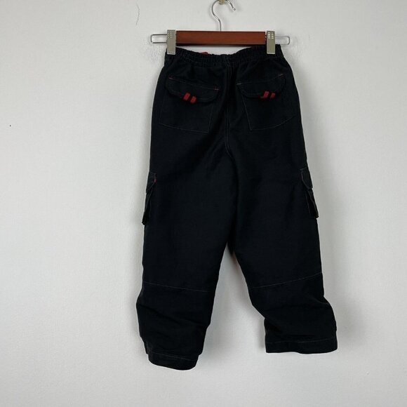 Athletic Works Black Jersey Lined Toddler Cargo Snowpants Size 4T - Picture 4 of 6
